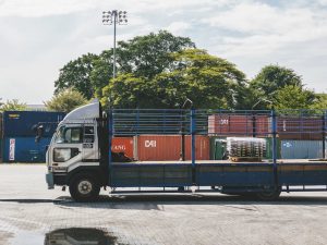 Truck with Empty Trailer